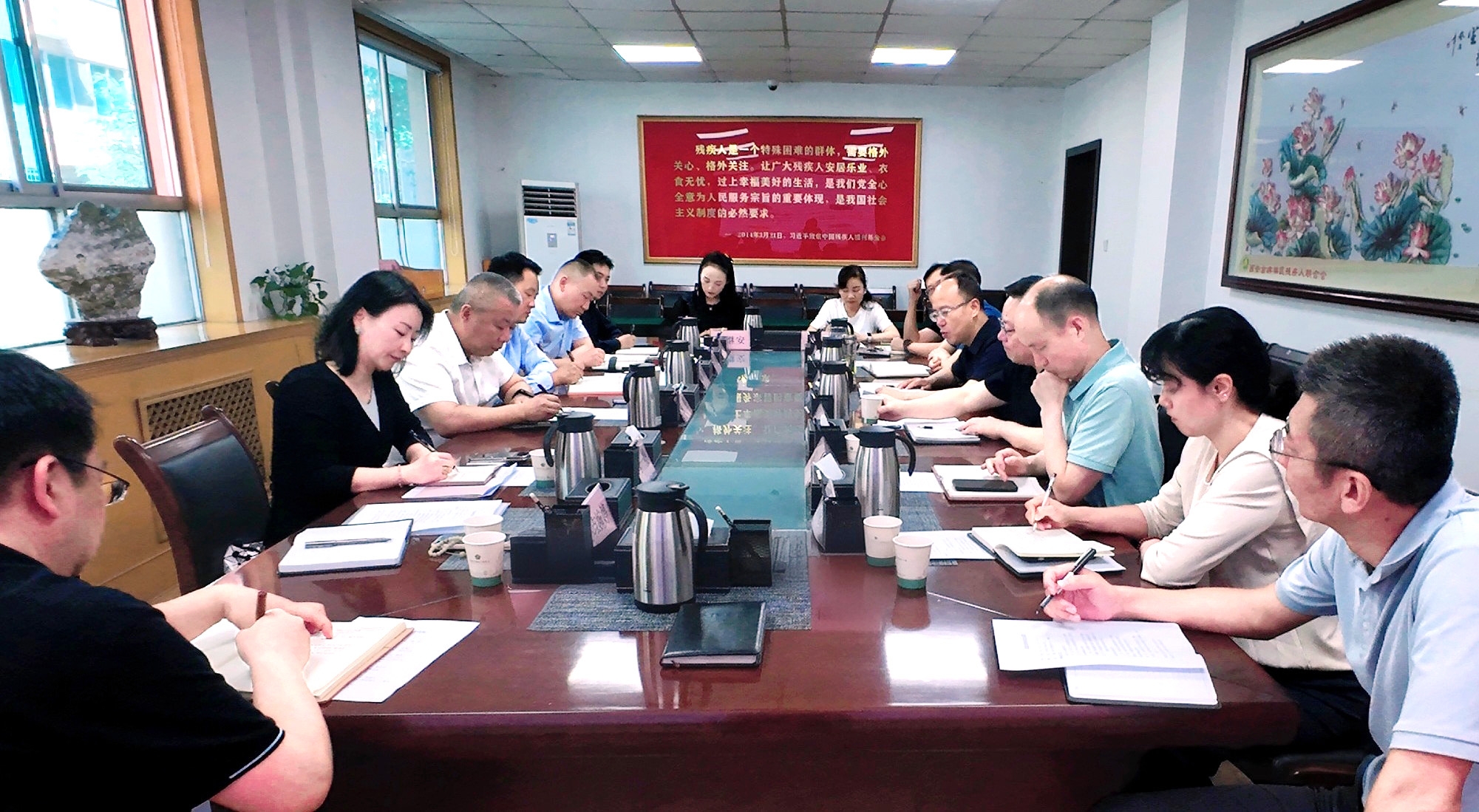 强盛一行赴西安市残疾人联合会开展专题调研——共商残疾人康复养老事业发展,探索科技助残服务新模式